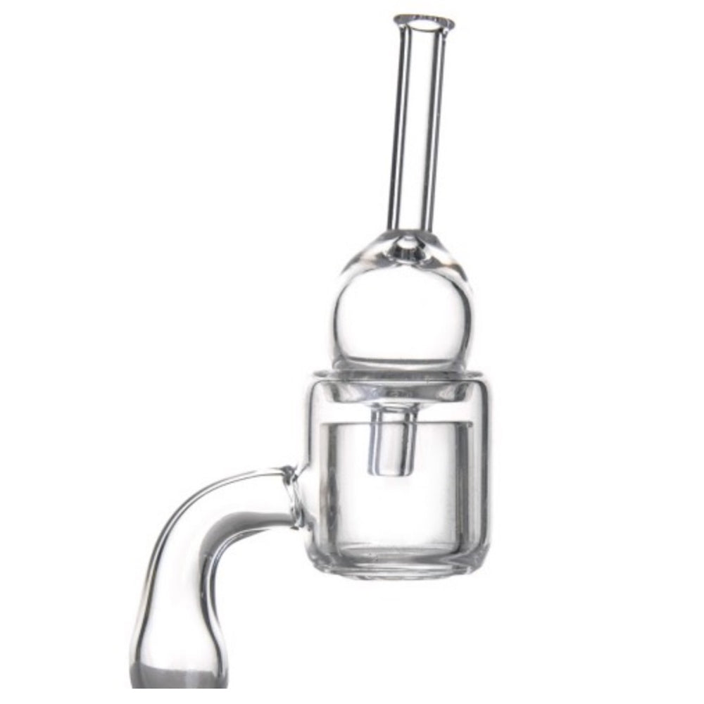 Ghetto Bangers Quartz Glass Thermal Banger with Quartz Bubble Carb Cap